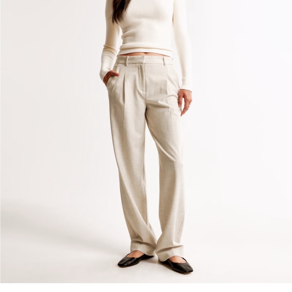 Abercrombie “A&F Quinn tailored straight Pant” NWT